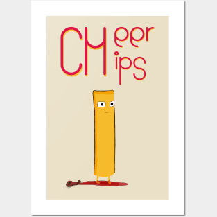 CHEER-CHIPS! 🍟🌭🍿 Posters and Art